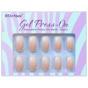 BTArtbox_Square_Ombre_Press_On_Nails_-_Soft_Gel_Press_On_Nails_Short_with_Nail_Glue,_15_Sizes_-_30_Reusable_Fake_Nails_Kit,_Vanilla_Cream