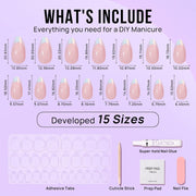 BTArtbox_French_Tip_Press_On_Nails_-_White_Press_On_Nails_Almond,_Short_Fake_Nails_with_Nail_Glue,_Fit_Perfectly_&_Natural_Reusable_Stick_on_Nails_in_16_Sizes