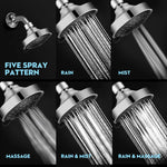 High_Pressure_Shower_Head_5_Settings_Fixed_Showerhead_4_Inch_High_Flow_Bathroom_Showerhead_with_Adjustable_Brass_Ball_Joint_for_Luxury_Shower_Experience_Even_at_Low_Water_Pressure