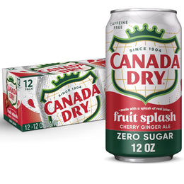 Fruit_Splash_Cherry_Ginger_Ale_Zero_Sugar_Soda,_12_fl_oz_cans,_12_pack