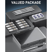 Mechanical_Pencil_Set_with_Case,_3PCS_MP1000_0.7mm_Artist_Lead_Pencil_With_8_Tube_HB_Refills,_3_Erasers,_9_Eraser_Refill_For_Architect_Art_Drafting_Drawing_Engineering,_Sketching