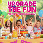Freeze_Dried_Cheesecake_New_York_Style,_Caramel_Chocolate_Chip_and_Strawberry_Swirl_Crunchy_Treat_Resealable_Bag_4.1_oz_Cheese_Cake