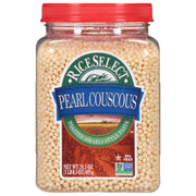 RiceSelect_Pearl_Couscous,_Israeli-Style_Wheat_Couscous_Pasta,_Non-GMO,_24.5-Ounce_Jar,_(Pack_of_1)