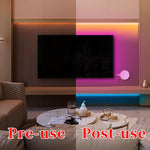LED_Lights_for_Bedroom,_RGB_LED_Strip_Lights_with_44_Keys_IR_Remote,_Smart_LED_Light_Strip_with_Adhesive_Backing_Adjustable_Brightness_App_Control_for_Bedroom_Party_Decoration