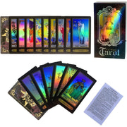 Tarot_Cards_Set_of_78_Surface_Laser_Cards_with_English_Instructions_Book_for_Beginners_(English_Edition)