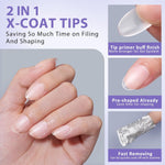 Extra_Short_Almond_Nail_Tips_-_BTArtbox_Gel_Nail_Tips_Natural_X-COAT_Tips_with_Tip_Primer_Cover,_Pre-shaped_Full_Matte_Oval_Gel_Press_On_Nails_Clear_Soft_Fake_Nails_for_Acrylic_Nail_Extensions_Sizes