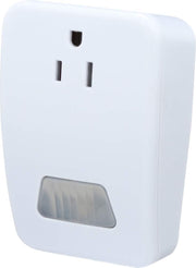 AmerTac_MLC4BC_Westek_Indoor_Plug-in_Motion_Activated_Light_Control_–_White,_120V_60Hz,_100_deg._Detection_Zone_|_Wireless_Motion_Sensor