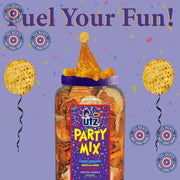 Utz_Party_Mix_-_26_Ounce_Barrel_Tasty_Snack_Includes_Corn/Nacho_Tortillas,_Pretzels,_BBQ_Corn_Chips_and_Cheese_Curls,_Easy_Quick_Snacks,_Cholesterol_Free_Trans-Fat