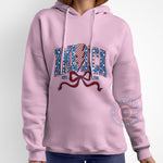 America 1776 Red Bow 4th of July unisex T‑shirt sweatshirt hoodie in a classic style – a meaningful Independence Day gift