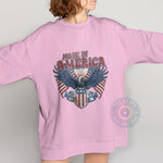 4th of July Eagle USA T-Shirt Patriotic Freedom Sweatshirt Independence Day Hoodie