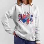 Unique, stylish nurse‑love graphic T‑shirt sweatshirt hoodie – a perfect gift for Independence Day the 4th of July