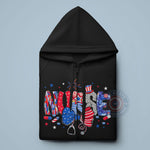 Unique, stylish nurse‑love graphic T‑shirt sweatshirt hoodie – a perfect gift for Independence Day the 4th of July