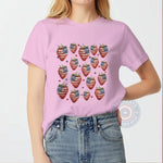 Independence Day Strawberry Hoodie T-Shirt Sweatshirt Get Festive for the 4th of July with This American Flag Decorated Strawberry Design - Tee Beats