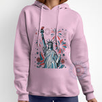 America Patriotic Liberty Statue T-Shirt 4th of July Sweatshirt Independence Day Hoodie