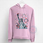 America Patriotic Liberty Statue T-Shirt 4th of July Sweatshirt Independence Day Hoodie