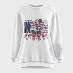 Patriotic Mama 4th of July T-shirt/Sweatshirt/Hoodie with Stars, Stripes & Bow - gift for Independence Day - Tee Beats