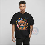 Adorable Highland Cow T-Shirt Sweatshirt Hoodie USA Flag Theme for Independence Day Celebrations