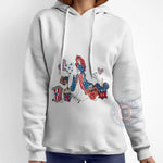 4th Of July Princess Hoodie/T-shirt/Sweatshirt-Patriotic Girl Disney Tee