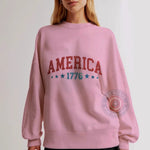 America 1776 Retro T-Shirt Patriotic 4th of July Sweatshirt USA Hoodie Design