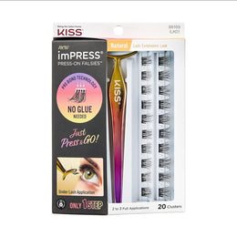 KISS_imPRESS_Falsies_False_Eyelashes,_Lash_Clusters,_Natural',_12_mm,_Includes_20_Clusters,_1_applicator,_Contact_Lens_Friendly,_Easy_to_Apply
