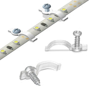 100_Pack_Strip_Light_Mounting_Brackets,Fixing_Clips,One-Side_Fixing,100_Screws_Included_(Ideal_for_10mm_Wide_Waterproof_Strip_Lights)