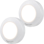 Amazon_Basics_LED_Puck_Lights,_Battery_Operated,_50_Lumens_2_Pack,_Tap_Light,_Stick_on_Lights,_Under_Cabinet_Lighting,_Ideal_for_Kitchen_Cabinets,_Closets,_Garage_and_More,_White