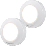 Amazon_Basics_LED_Puck_Lights,_Battery_Operated,_50_Lumens_2_Pack,_Tap_Light,_Stick_on_Lights,_Under_Cabinet_Lighting,_Ideal_for_Kitchen_Cabinets,_Closets,_Garage_and_More,_White