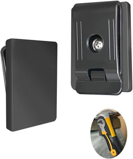2PCS_Magnetic_Belt_Clip_Heavy_Duty_Magnetic_Tool_Holder_Belt_Clip_Black_Magnet_Tool_Holder_Organizer_for_Hammers_Nails_Screwdrivers_Wrenches_Metal_Accessories