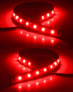 Keiurot_12V_Led_Light_Strip_32CM_Waterproof_LEDs_Light_Strips_for_Cars_Motorcycles_Golf_Cart_Interior_&_Exterior_Marine_Boat_Red/Blue/Green/ICE_Blue/White/Pink/Amber__Led_Strip_Lights_5050_18SMD,Pack_of_4