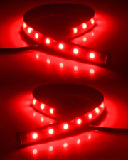 Keiurot_12V_Led_Light_Strip_32CM_Waterproof_LEDs_Light_Strips_for_Cars_Motorcycles_Golf_Cart_Interior_&_Exterior_Marine_Boat_Red/Blue/Green/ICE_Blue/White/Pink/Amber__Led_Strip_Lights_5050_18SMD,Pack_of_4
