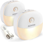 AUVON_Rechargeable_Battery_Night_Light,_Mini_with_Motion_Sensor,_Warm_White_LED_Stick-On_Closet_Light_with_Dusk_to_Dawn_Sensor,_Adjustable_Brightness_for_Wall,_Stairs,_Hallway,_Cabinet_(2_Pack)