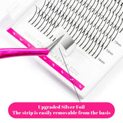 TDANCE_Premade_Spikes_Eyelash_Extension_Supplies_Thickness_0.07_D_Curl_Mix_14-19mm_Matte_Black_Eyelash_Extensions_Spikes_Fans(Spikes,D-0.07,14-19mm)_Korean_Makeup_Cosmetic_Eyelashes_Extensions