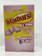 Starburst_Singles_To_Go_Powdered_Drink_Mix,_All_Pink_Strawberry,_12_Boxes_with_6_Packets_Each_-_72_Total_Servings_Mixed_Beverage_Sweet_Flavor