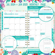 2024-2025_Planner_-_JULY_2024_-_JUNE_2025,_Planner_2024-2025_Daily_Weekly_and_Monthly,_12_Monthly_Tabs,_6.3’’_×_8.4’’,_Inner_Pocket,_Hardcover,_Perfect_Daily_Organizer