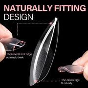 AILLSA_Short_Almond_Nail_Tips_Soft_Gel_Pre-Shaped_Acrylic_Nail_Tips_Half_Matte_Full_Cover_Nail_Tips_Clear_Gelly_Press_on_Flase_Nail_Tips_for_Extension_Nail_Manicure_Home_DIY_216PCS_12Sizes