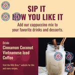 Hills_Bros._Instant_Cappuccino_Mix,_Sugar_Free_French_Vanilla_–_Convenient_and_Versatile,_Instant_Hot_or_Iced_Coffee,_Frothy_&_Rich_Vanilla_Flavor_-_Just_Add_Water