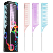 Framar_Dreamweaver_Highlight_Comb_Set_–_Combs_for_Hair_Stylist,_Highlighting_Comb,_Hair_Dye_Comb,_Hair_Highlighter_Comb_with_Metal_Pick,_Balayage_Comb