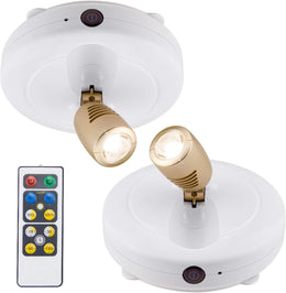 BIGLIGHT_Spotlight_Battery_Operated,_LED_Puck_Light,_Dimmable_Uplight_with_Remote,_Stick_on_Accent_Light_for_Painting_Picture_Wall_Artwork_Photo_Portrait_Closet_Plants,_Warm_White,_2_Pack