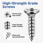 20PCS_L_Bracket_Corner_Brace_Sets,_Stainless_Steel_L_Brackets_for_Wood_Shelves,_90_Degree_Right_Angle_Bracket_with_80_Screws,_Metal_Corner_Brackets_for_Furniture_Cabinet_Drawer_Chair_(1.57x1.57_in)