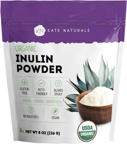 Kate_Naturals_Inulin_Powder_Organic_from_Blue_Agave_(8oz)_Soluble_Prebiotic_Fiber_for_Coffee,_Yogurt_&_Smoothies