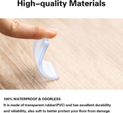 8_Pcs_Plastic_Clear_Table_Shims,_Level_Wedge_for_Home_Furniture,_Have_Extreme_Weight_Capacity,_Weather_Resistant,_Levelers_for_Wobbly_Uneven_Floors_Fixing_Toilet_Leveling_(Transparent)