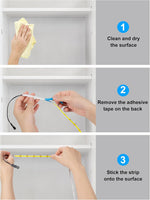 JUSJUBR_LED_Lights_for_Shelves,_6_PCS_20_Inch_Dimmable_Flexible_COB_LED_Strip_Lights_for_Cabinet,_Display_Case,_Bookshelf,_Kitchen,_Wardrobe_and_Closet,_Under_Cabinet_Lighting_Cold_White_6000K