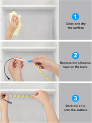 JUSJUBR_LED_Lights_for_Shelves,_6_PCS_20_Inch_Dimmable_Flexible_COB_LED_Strip_Lights_for_Cabinet,_Display_Case,_Bookshelf,_Kitchen,_Wardrobe_and_Closet,_Under_Cabinet_Lighting_Cold_White_6000K