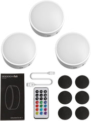 Puck_Lights_with_Remote,_13_RGB_Colors_LED_Under_Cabinet_Lights,_Rechargeable_Baterry_Operated_Under_Cabinet_Lighting_Tap_Lights,_Stick_on_Lights_with_Dimmer_and_Timer
