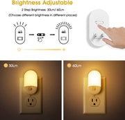 L_LOHAS_LED_Night_Lights_Plug_into_Wall,_[2/4_Pack]_LED_Dimmable_Night_Light_with_Light_Sensors,_30/60LM_Adjustable_Brightness_Nightlights,_Soft_White/Amber/Blue/Daylight/RGB_Automatic_Night_Light_for_Kid,_Hallway