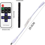 2_Pack_LED_Light_Strip_Remote_Control_Mini_RF_Wireless_LED_Controller_Single_Color_3528_5050_LED_Strip_Lights_Dimmer_Switch_Control_Brightness_Flashing_Mode_DC_12V_24V_LED_Bar_Ribbon_Shelf_Lights