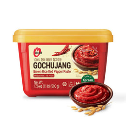 O’food_Gochujang_–_Authentic_Korean_Red_Chili_Paste_[Medium_|_1.1_lb_(500g)_]_Spicy_&_Sweet_Savory_Traditional_Fermented_Sauce_|_Gluten-Free_|_100%_Brown_Rice_|_No_Corn_Syrup_|_Great_for_Bibimbap,_Marinades,_Stews_&_BBQ