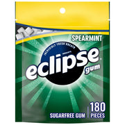 ECLIPSE_Spearmint_Chewing_Gum_Sugar_Free,_Mint_Gum_Bulk_Pack,_8.8_Ounce_(180_Piece_Bag)