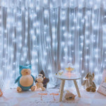 YEOLEH_String_Lights_Curtain,USB_Powered_Fairy_Lights_for_Bedroom_Wall_Party,8_Modes_&_IP64_Waterproof_Ideal_for_Outdoor_Wedding_Decor_