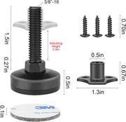 Anwenk_Adjustable_Leveling_Feet_Furniture_Levelers_Table_Feet_Heavy_Duty_Leg_Levelers_for_Cabinets_Sofa_Tables_Chairs,Support_1320LBs,_T-Nut_Kit_3/8”-16_Thread,_Large_Base-_4_Pack,_Black